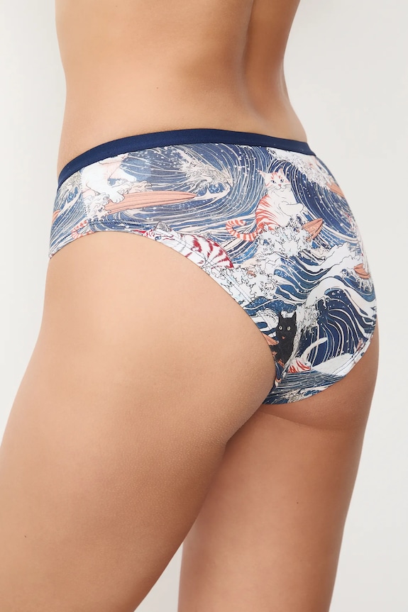 Bavlněné kalhotky dámské z Kočičí kolekce (2-pack) RS26-BID350
