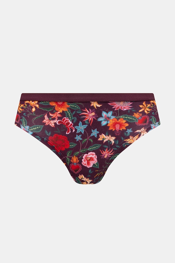 Odzież Figi damskie z elastanem w kwiaty (2-pack) RS26-BID400 multicolor