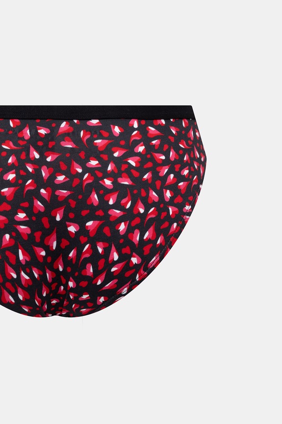 Figi damskie bawełniane z elastanem 2-pack RS26-BID705 czarny