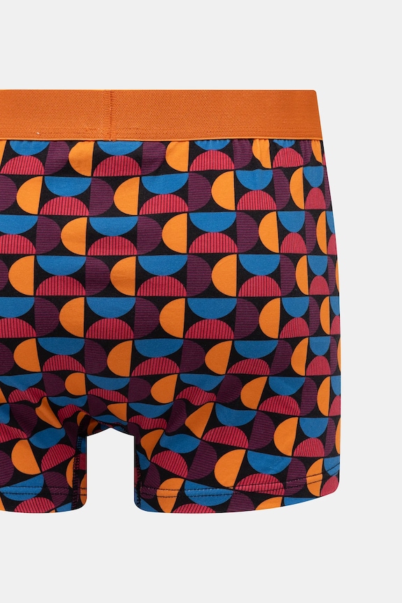 Bokserki bawełniane męskie z elastanem wzorzyste (2-pack) RS26-BIM103 multicolor