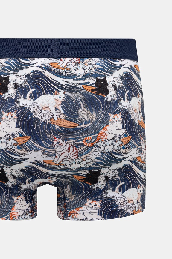 Bavlnené boxerky z Mačacej kolekcie (2-pack) RS26-BIM352 viacfarebná