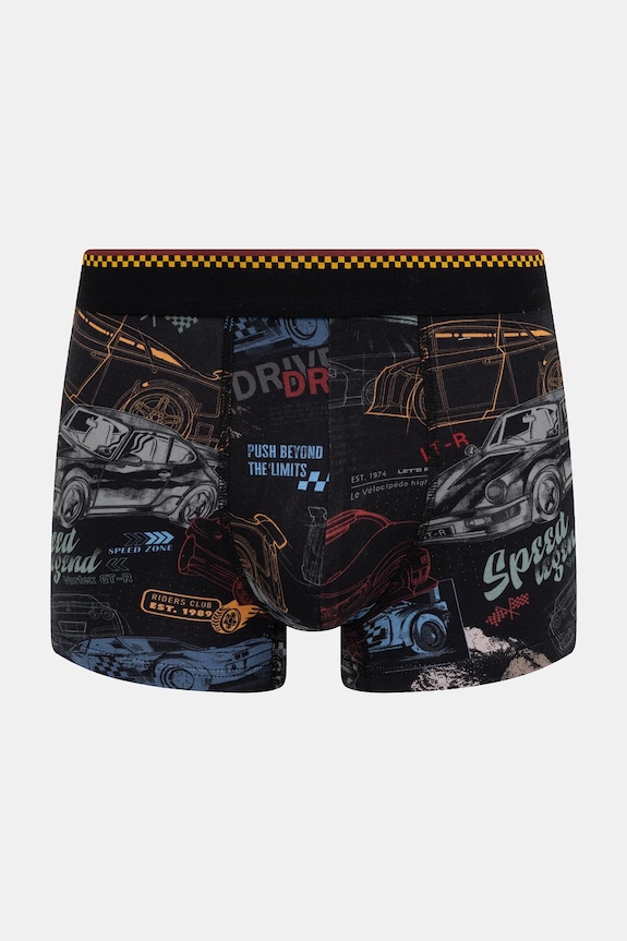 Odzież Bokserki bawełniane męskie z elastanem wzorzyste (2-pack) RS26-BIM401 multicolor