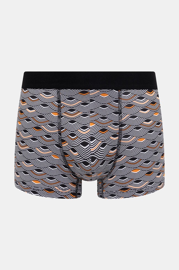 Bokserki bawełniane męskie z elastanem wzorzyste (2-pack) multicolor RS26-BIM403