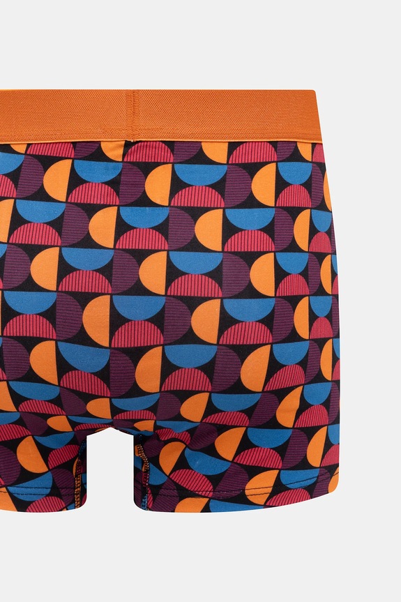 Bokserki bawełniane męskie z elastanem wzorzyste (2-pack) RS26-BIM403 multicolor