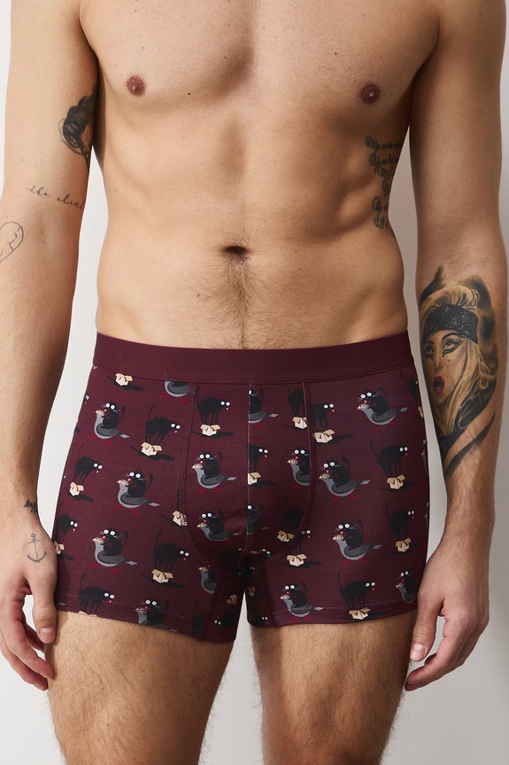 Medicine boxeri pentru bărbați, din bumbac cu elastan pachet de 2 RS26-BIM500