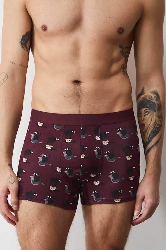 Medicine boxeri pentru bărbați, din bumbac cu elastan pachet de 2 RS26-BIM500