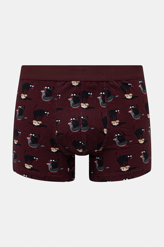 Medicine boxeri pentru bărbați, din bumbac cu elastan pachet de 2 multicolor RS26-BIM500