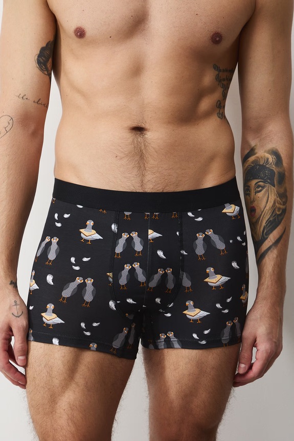 Medicine boxeri pentru bărbați, din bumbac cu elastan pachet de 2 RS26-BIM500