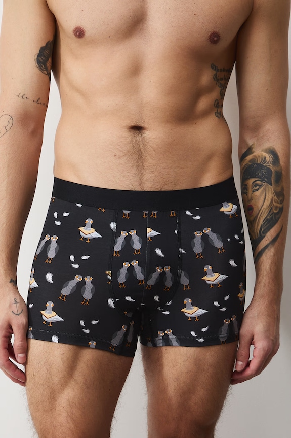 Medicine boxeri pentru bărbați, din bumbac cu elastan pachet de 2 RS26-BIM500