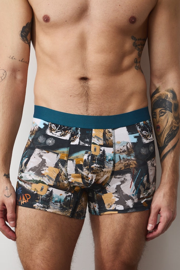 Boxerky pánske bavlnené s elastanom 2-pak RS26-BIM501