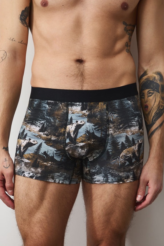 Boxerky pánske bavlnené s elastanom 2-pak RS26-BIM501