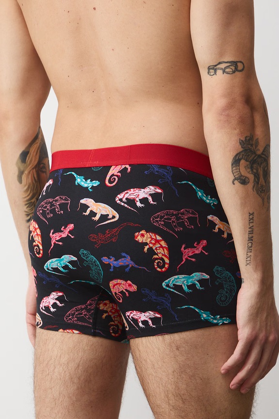 Boxerky pánske bavlnené s elastanom 2-pack RS26-BIM503