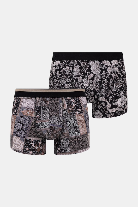Boxerky pánske bavlnené s elastanom 2-pack RS26-BIM507 viacfarebná RS26