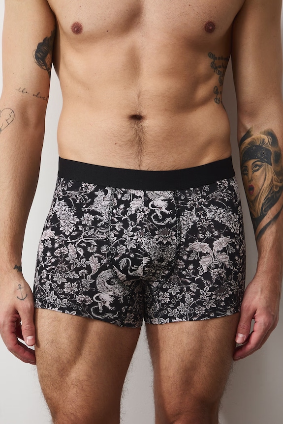 Boxerky pánske bavlnené s elastanom 2-pack RS26-BIM507