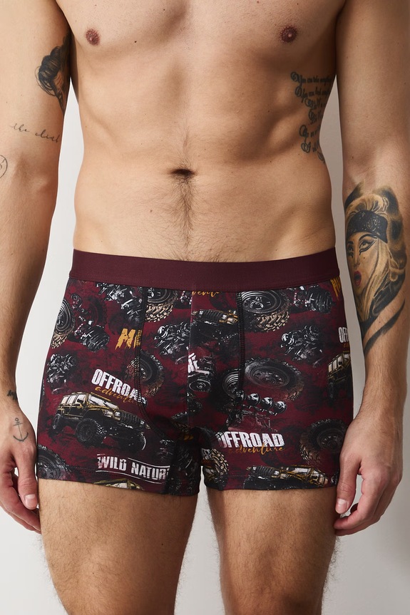 Boxerky pánske bavlnené s elastanom 2-pack RS26-BIM509