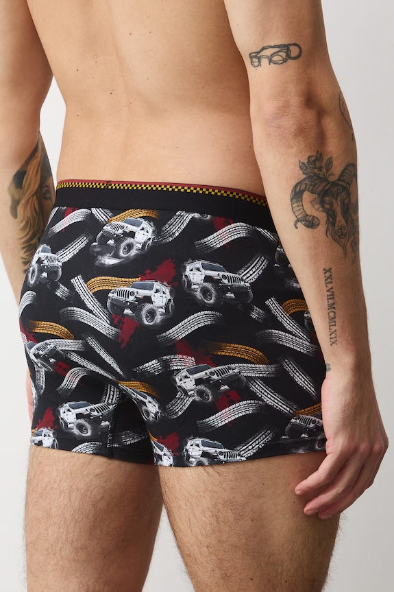 Boxerky pánske bavlnené s elastanom 2-pack RS26-BIM509