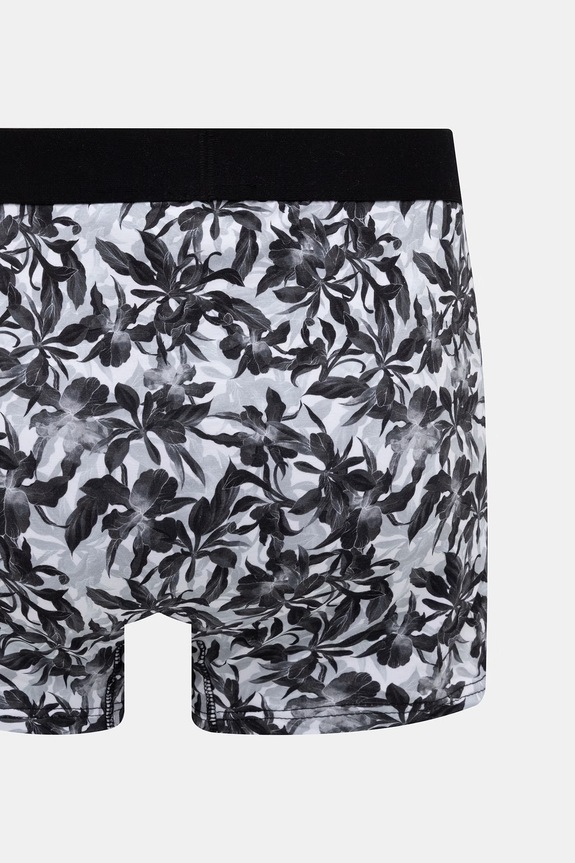 Bokserki męskie bawełniane z elastanem 2-pack RS26-BIM701 czarny