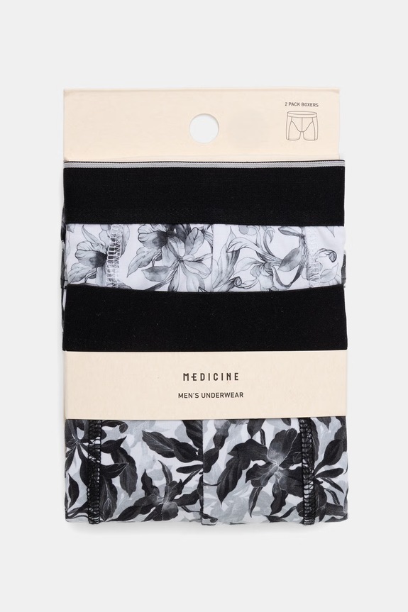 Bokserki męskie bawełniane z elastanem 2-pack RS26-BIM701