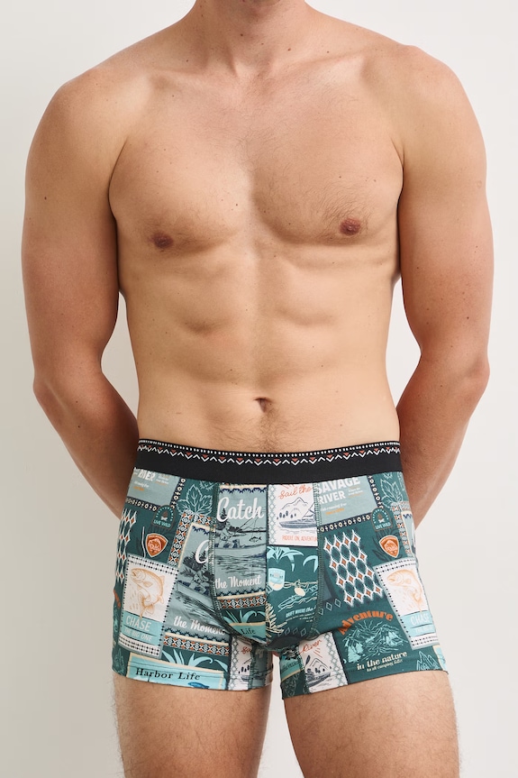 Bokserki męskie bawełniane z elastanem 2-pack RS26-BIM703