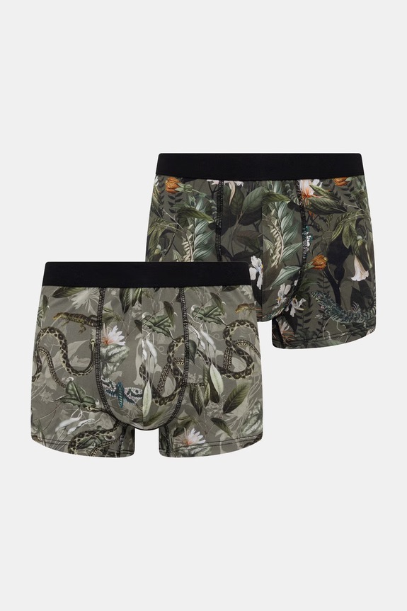 Bokserki męskie bawełniane z elastanem 2-pack multicolor RS26-BIM710