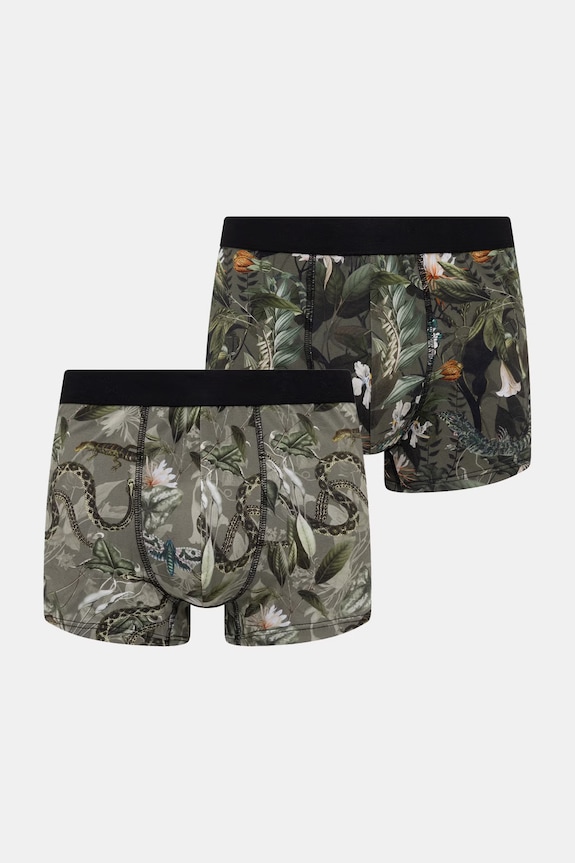 Bokserki męskie bawełniane z elastanem 2-pack multicolor RS26-BIM710