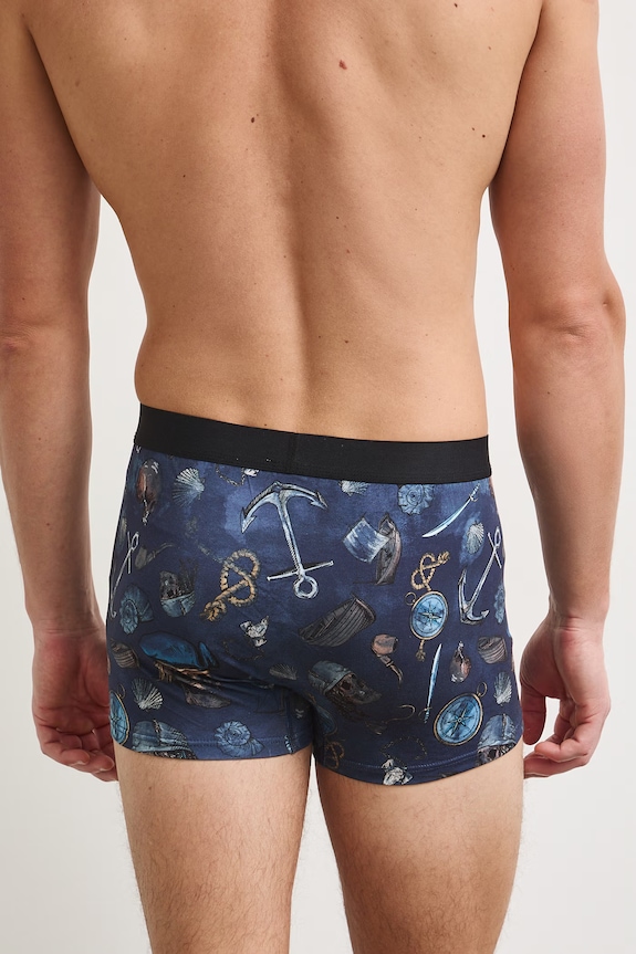 Bokserki dopasowane męskie bawełniane z elastanem 2-pack RS26-BIMB01