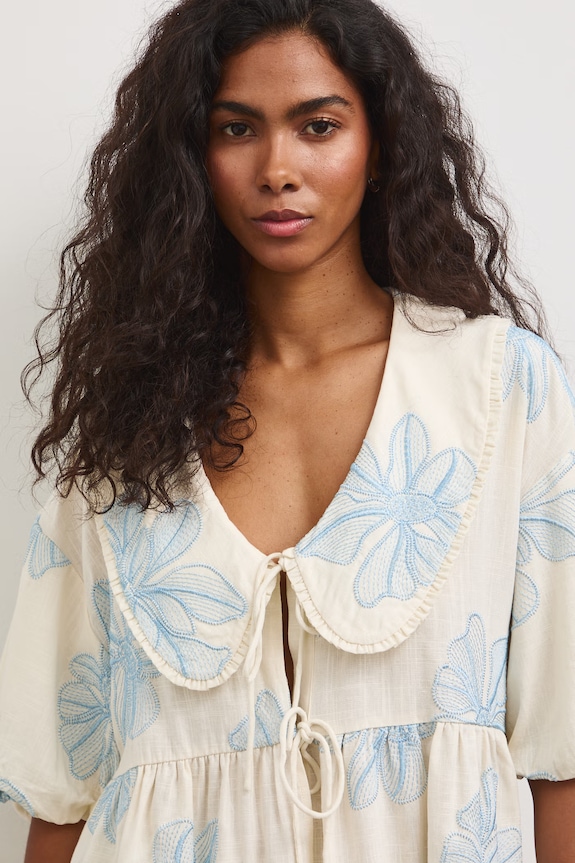 Halenka dámská se lnem RS26-BKD802 béžová