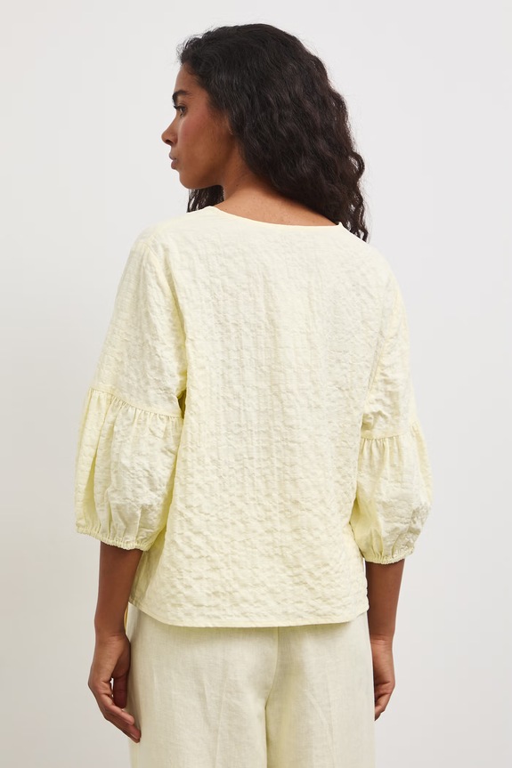 Odzież Bluzka damska bawełniana z elastanem RS26-BKD806 żółty