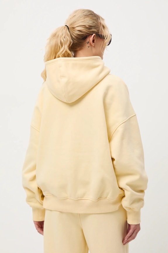 Oblečenie Mikina s kapucňou hladká RS26-BLD010 žltá