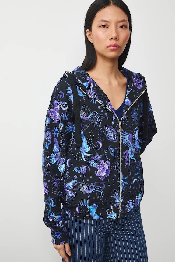 Medicine felpa RS26-BLD031 blu navy RS26