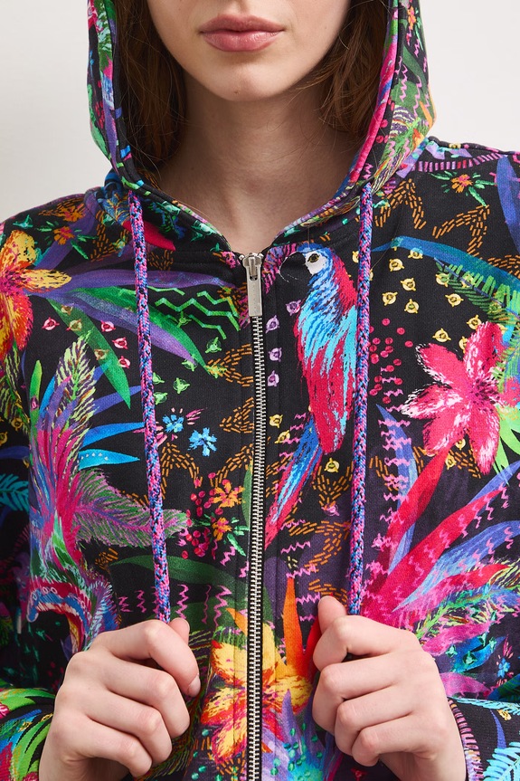 Medicine bluza rozpinana z kapturem damska RS26-BLD091