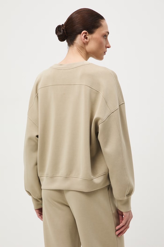 Odzież Bluza damska interlock z modalem gładka RS26-BLD400 zielony