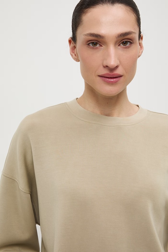 Bluza damska interlock z modalem gładka zielony RS26-BLD400