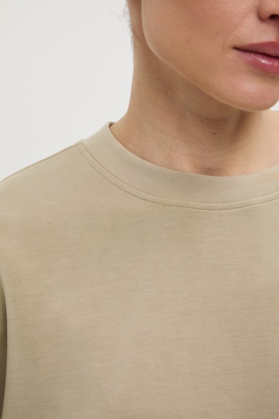 Bluza damska interlock z modalem gładka RS26-BLD400 zielony