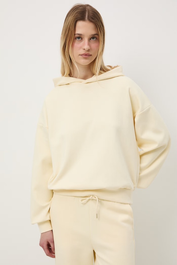 Bluza z kapturem damska żółty RS26-BLD602