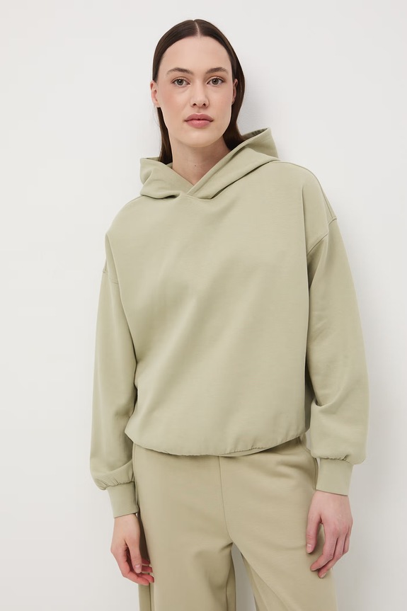 Bluza z kapturem damska zielony RS26-BLD602