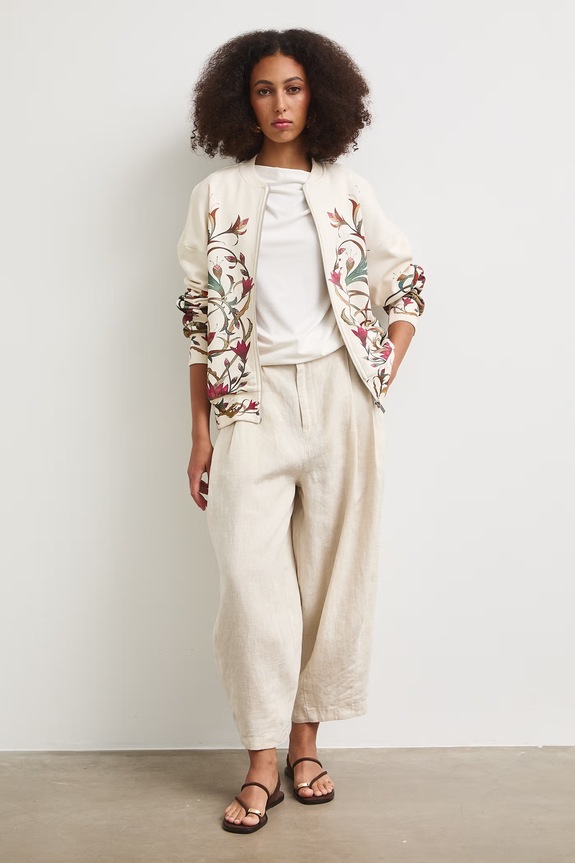 Mikina na zips dámska bavlnená RS26-BLD901 béžová RS26