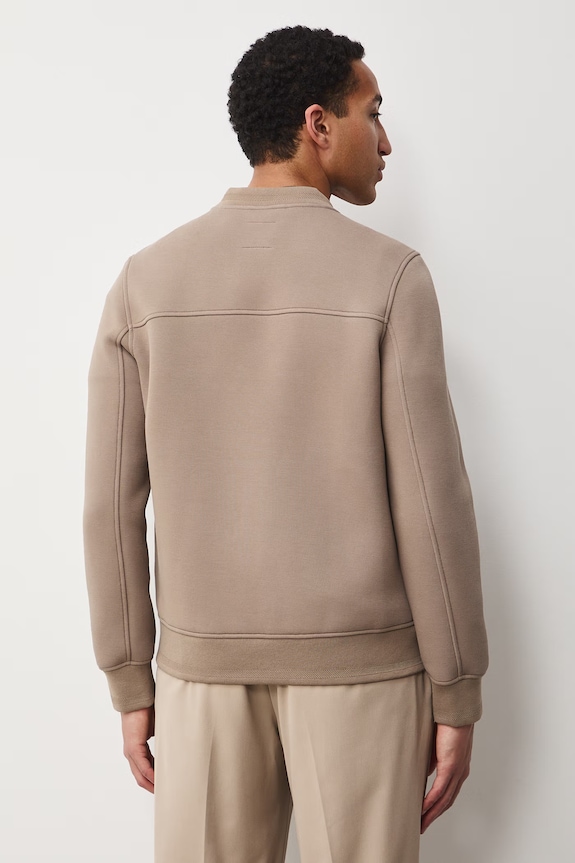 Îmbrăcăminte Medicine hanorac cu fermoar pentru bărbați, cu bumbac RS26-BLM600 maro