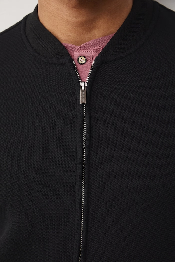 Bluza rozpinana męska z bawełną RS26-BLM600 czarny