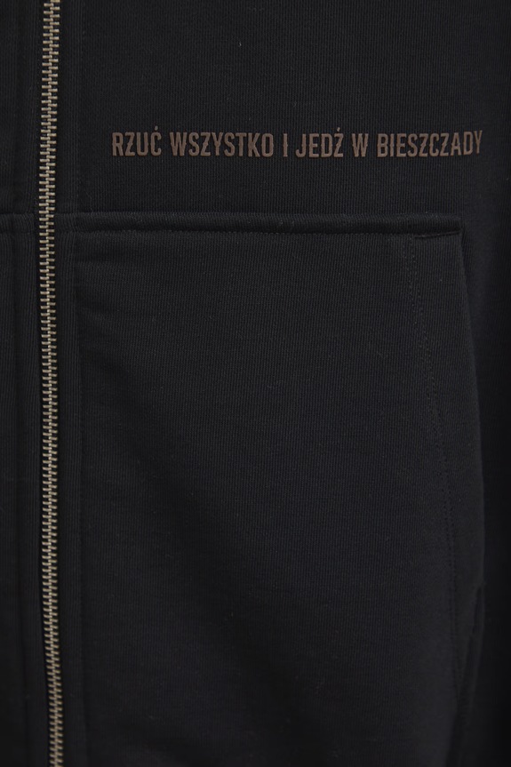 Bluza rozpinana z kapturem męska z kolekcji Bieszczadzki Park Narodowy x Medicine RS26-BLM855