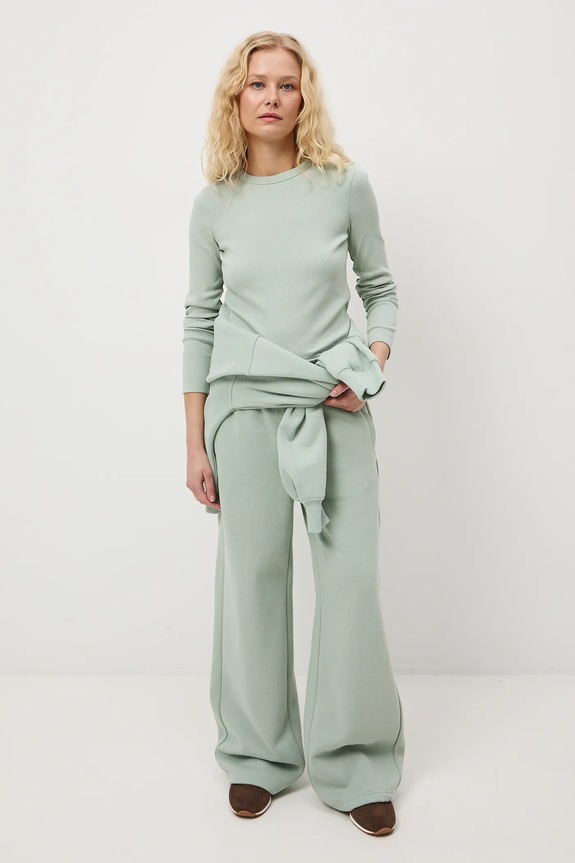 Tričko s dlhým rukávom s modálom RS26-BUD011 zelená RS26