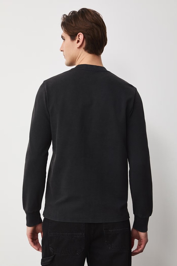 Abbigliamento Medicine a maniche lunghe da uomo in cotone RS26-BUM052 nero
