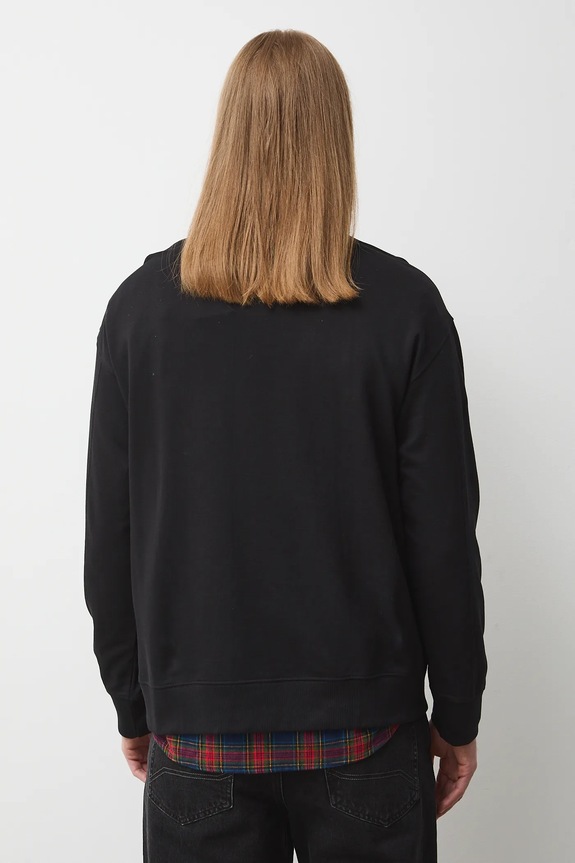 Longsleeve bawełniany męski z kolekcji Eviva L'arte czarny RS26-BUM202