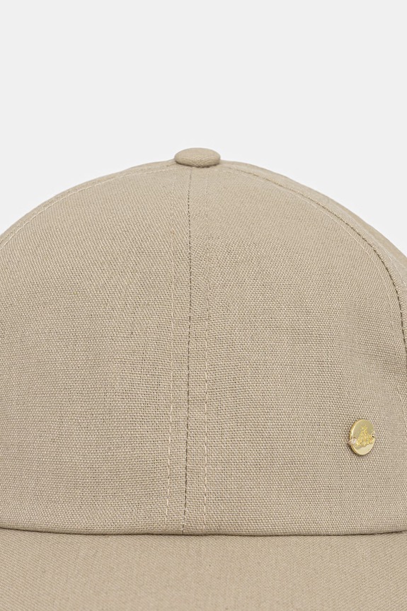 Medicine kapa s šiltom ženska z dodatkom lana RS26-CAD701 zelena RS26