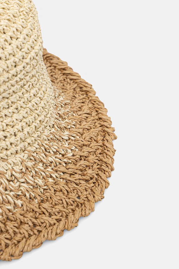 Akcesoria Kapelusz damski pleciony RS26-CAD712 beżowy