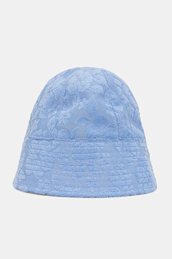 Kapelusz bucket damski niebieski RS26-CAD901