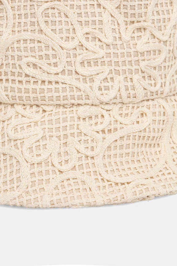 Kapelusz damski bawełniany RS26-CAD906 biały RS26