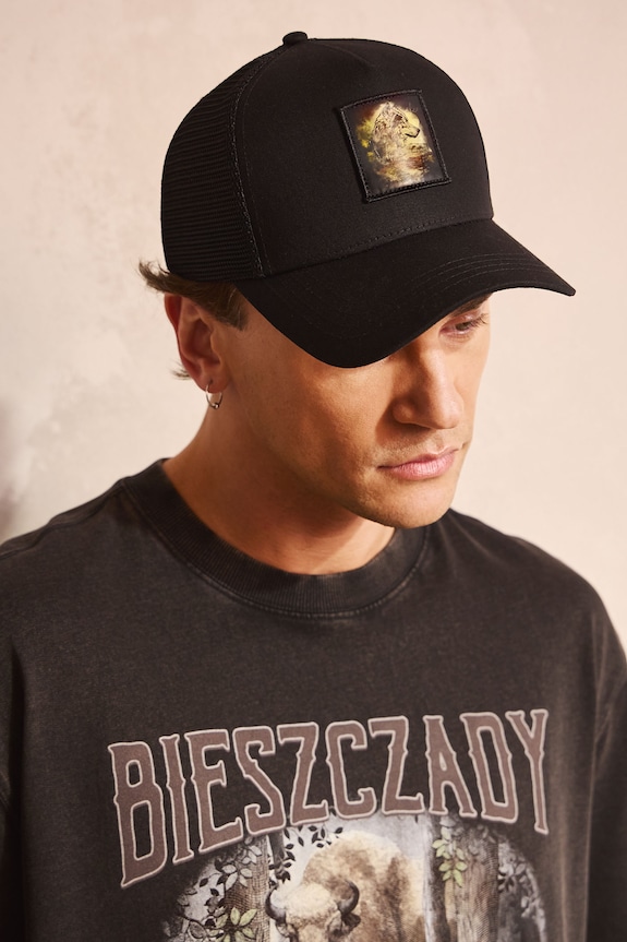 Medicine czapka z daszkiem trucker męska zielony RS26-CAM801