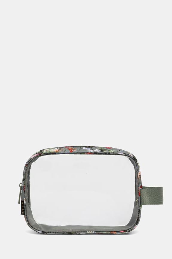 Cestovná kozmetická taška transparentná RS26-COU501 zelená RS26