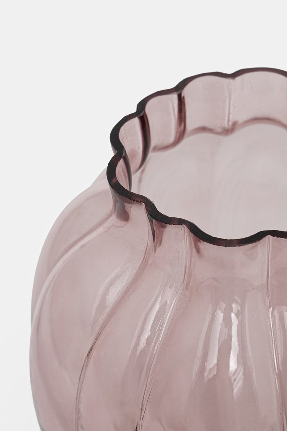 Wazon dekoracyjny ze szkła RS26-DEU406 różowy RS26